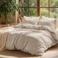 Linen Duvet Cover Set - Twin