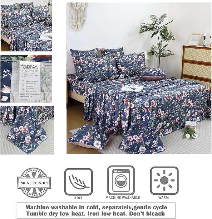 Bed Sheet Set - King - 4 Piece