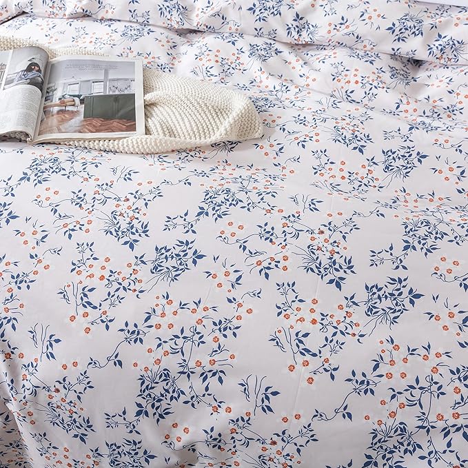 100% Cotton Duvet Cover Set - King - 3 Piece