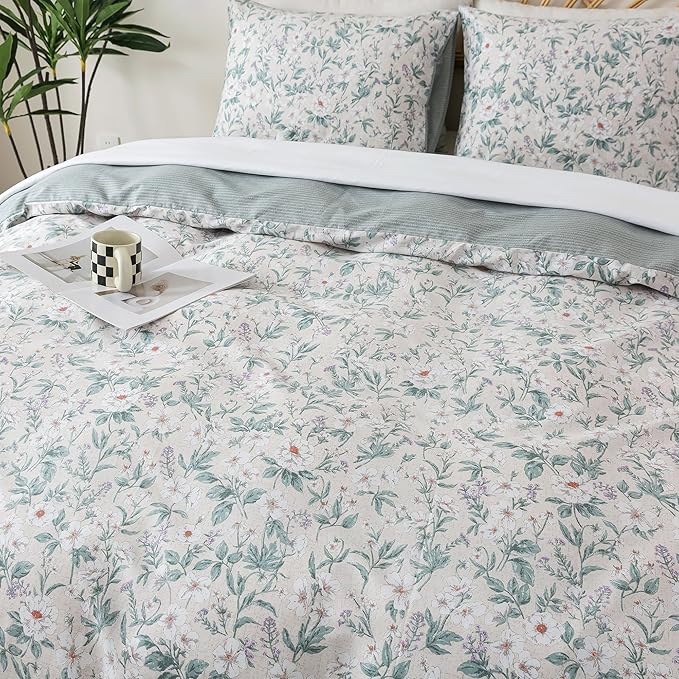 100% Cotton Duvet Cover Set - Queen - 3 Piece
