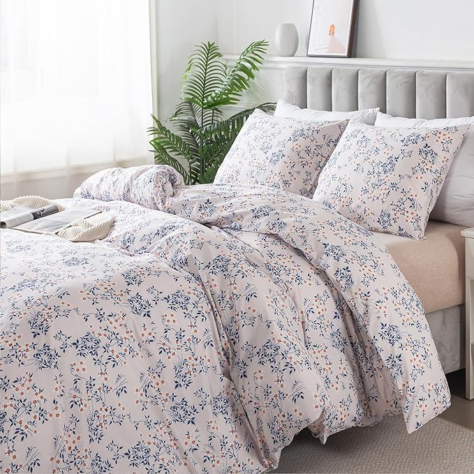 100% Cotton Duvet Cover Set - King - 3 Piece
