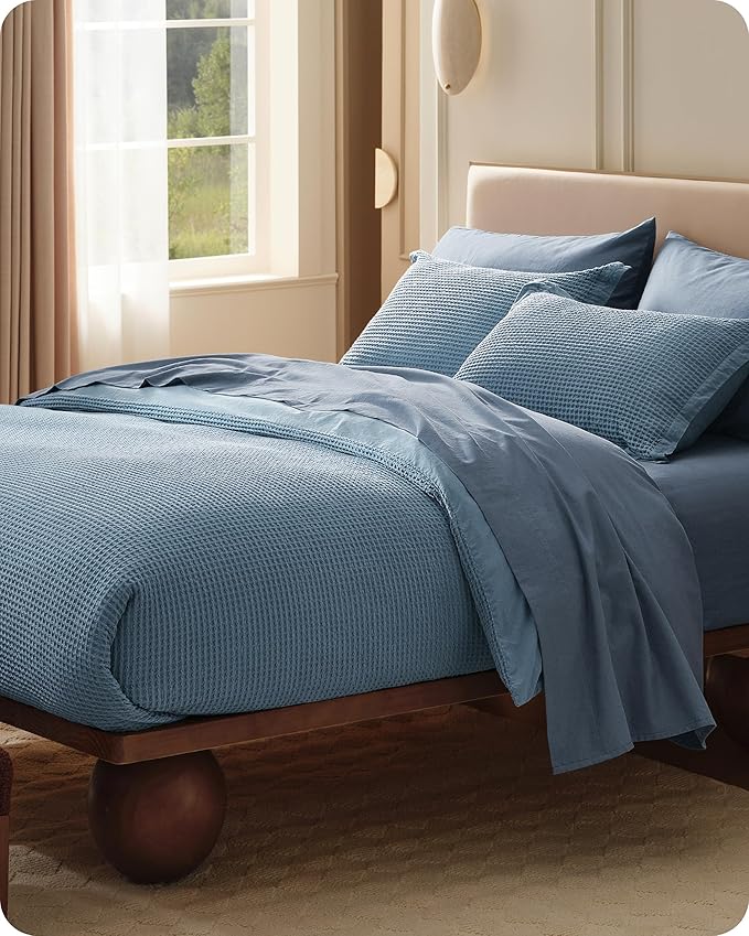 100% Cotton Duvet Cover Set - King - 3 Piece