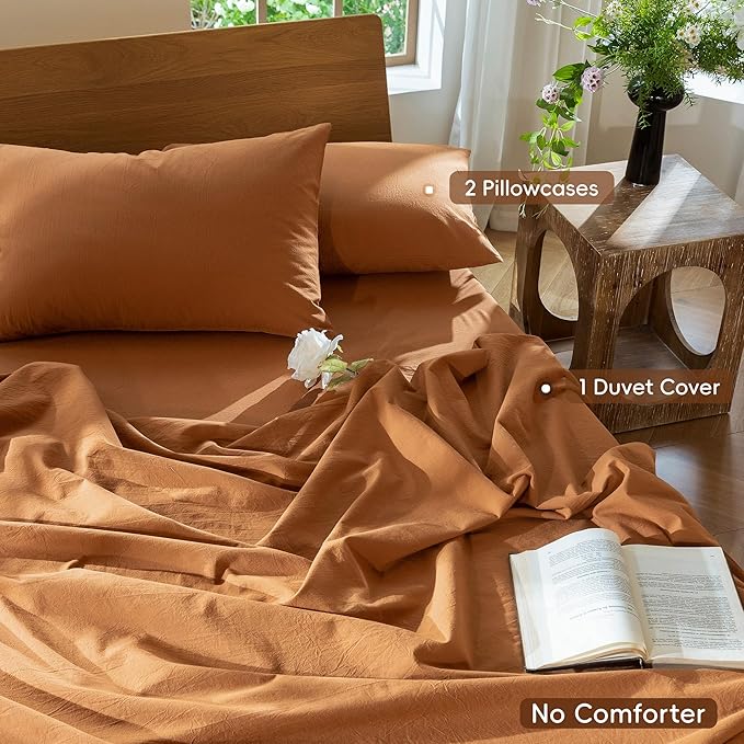 Linen Duvet Cover Set - Queen