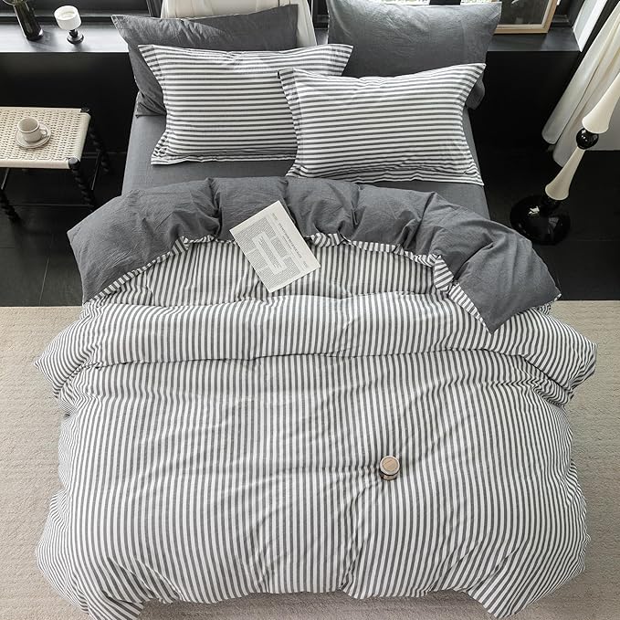 Linen Duvet Cover Set - Queen