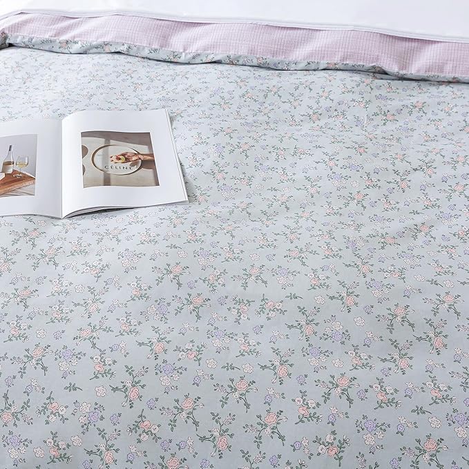 100% Cotton Duvet Cover Set - King - 3 Piece