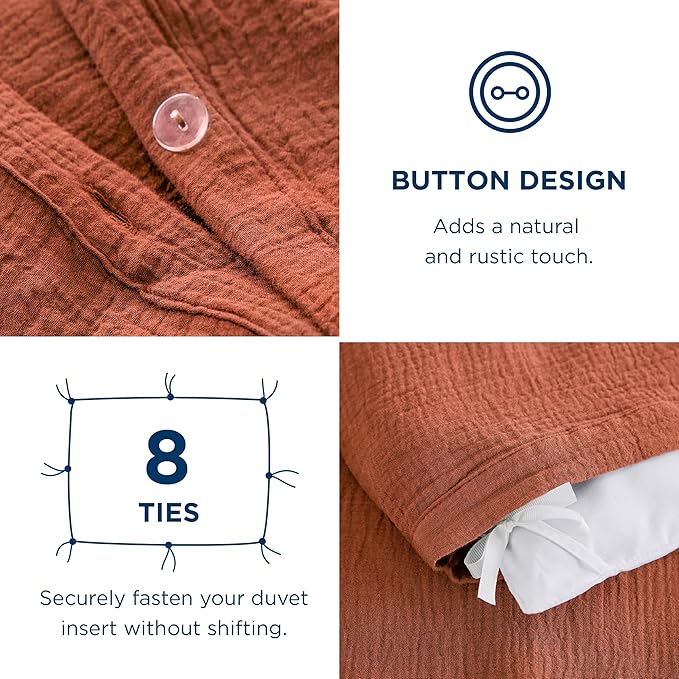 Linen Duvet Cover Set - King