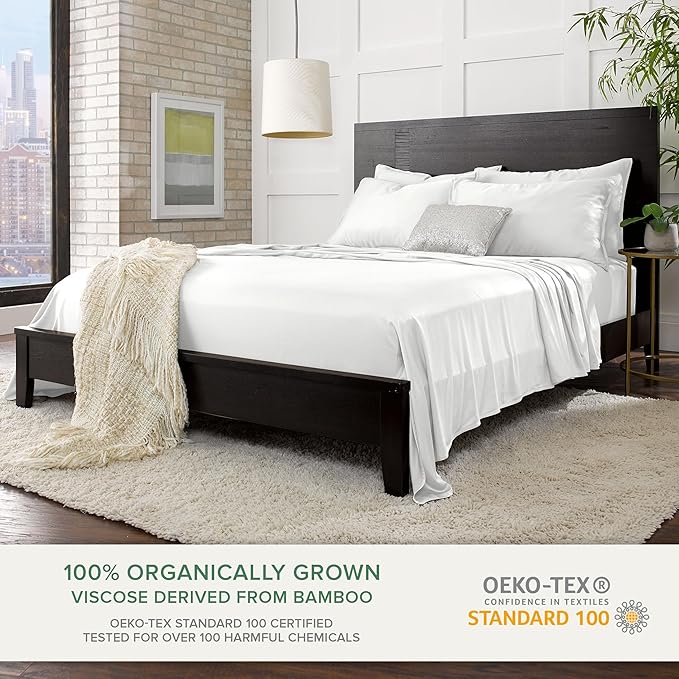 Bamboo Cooling Bed Sheet Set - Full - 4 Piece