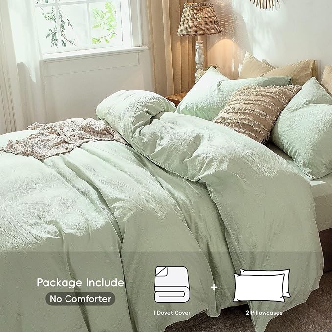 Linen Duvet Cover Set - Queen