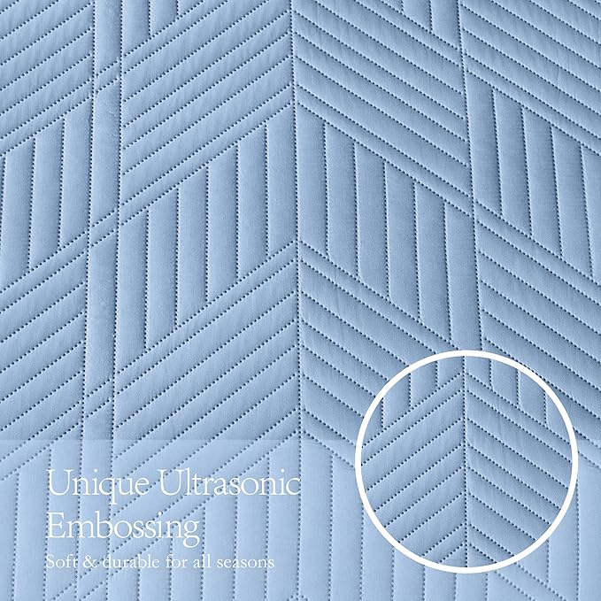 Microfiber Quilt Set - Queen