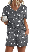 Women's Pajama Set - Short Sleeve - 2 Piece