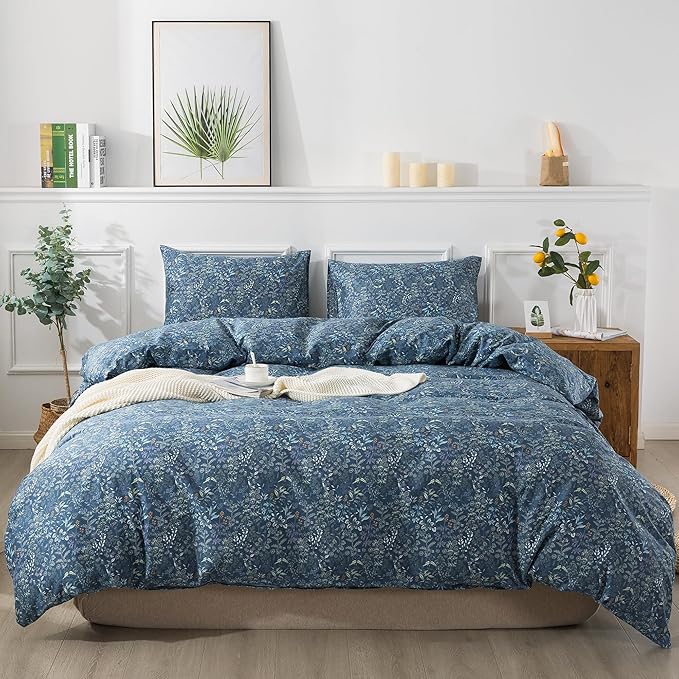 100% Cotton Duvet Cover Set - King - 3 Piece