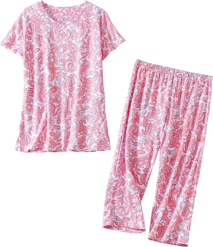 Women's Capri Pajama Set - 2 Piece