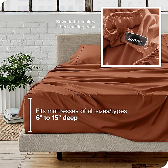 Microfiber Bed Sheet Set - California King - 4 Piece