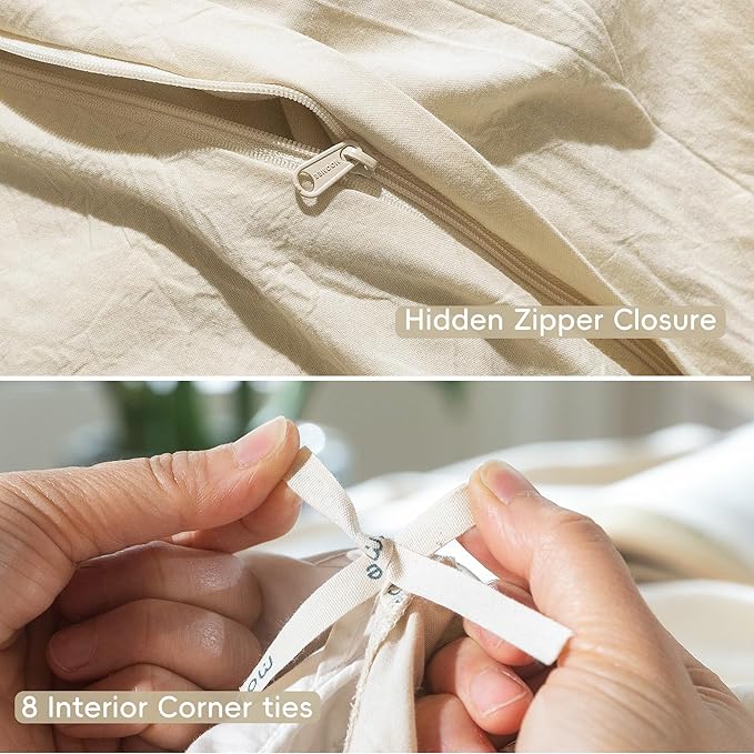 Linen Duvet Cover Set - Full