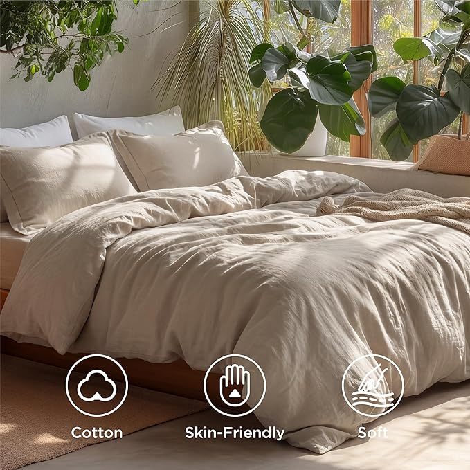 Linen Duvet Cover Set - King