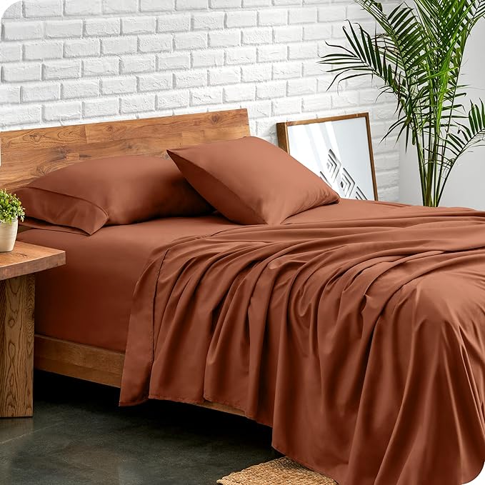 Microfiber Bed Sheet Set - California King - 4 Piece