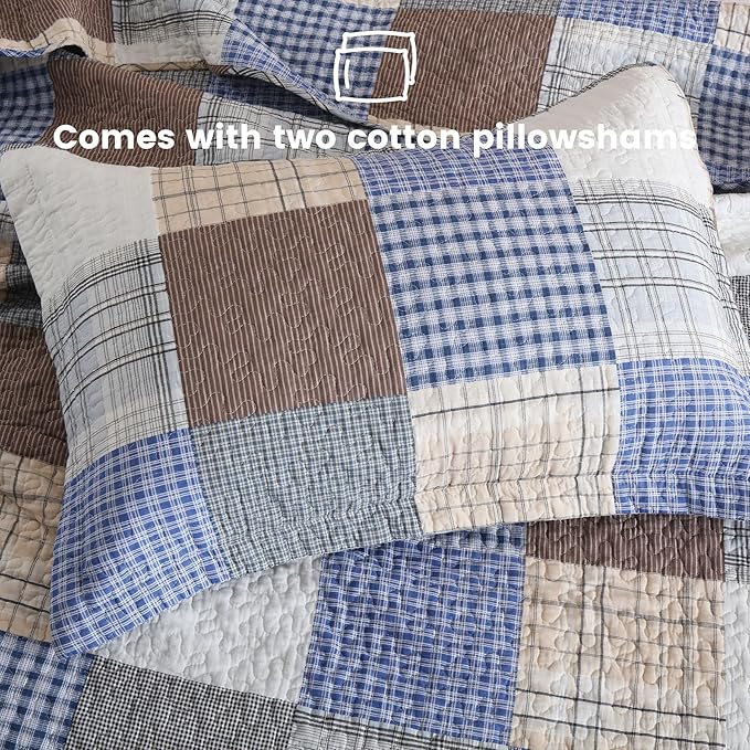 100% Cotton Quilt Set - King
