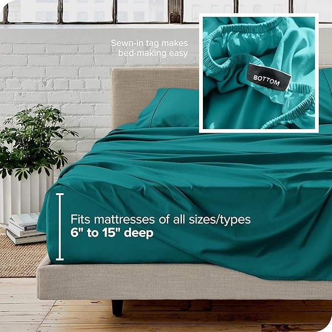 Microfiber Bed Sheet Set - Twin XL - 3 Piece