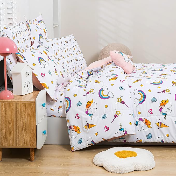 Microfiber Comforter Set - Twin - 6 Piece