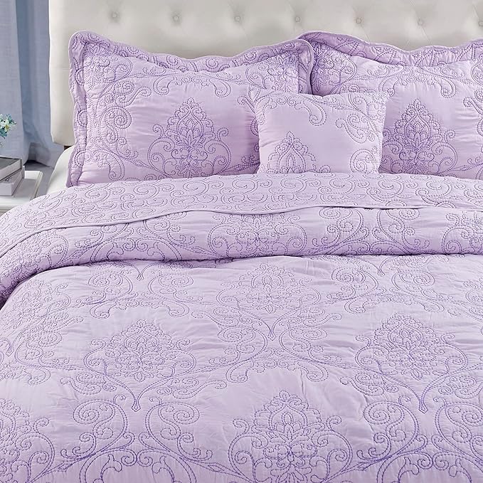 Microfiber Quilt Set - 4 Piece