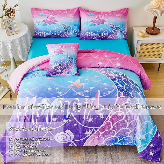 Comforter Set - Queen - 6 Piece