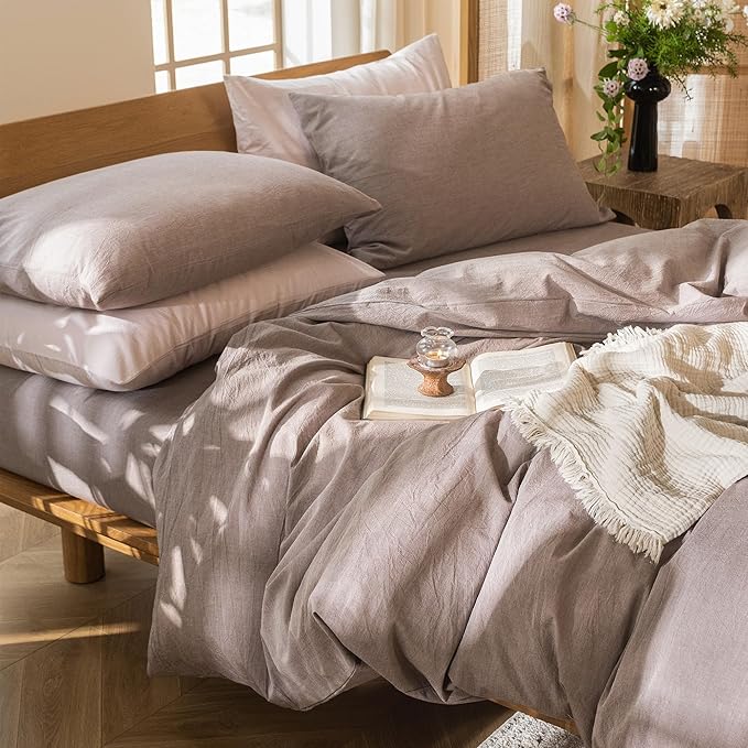 Linen Duvet Cover Set - Queen