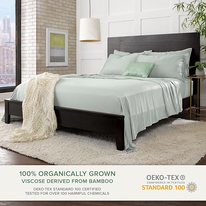 Bamboo Cooling Bed Sheet Set - Twin - 3 Piece