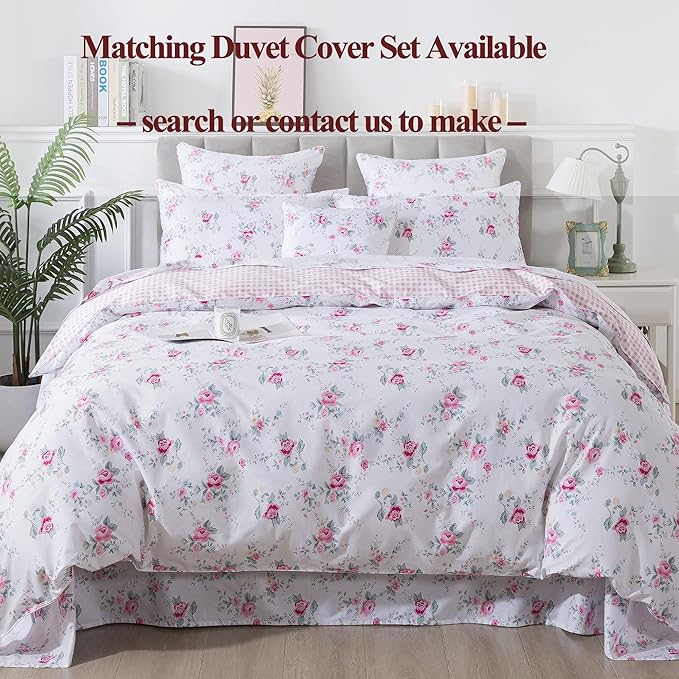 100% Cotton Bed Sheet Set - Full - 4 Piece