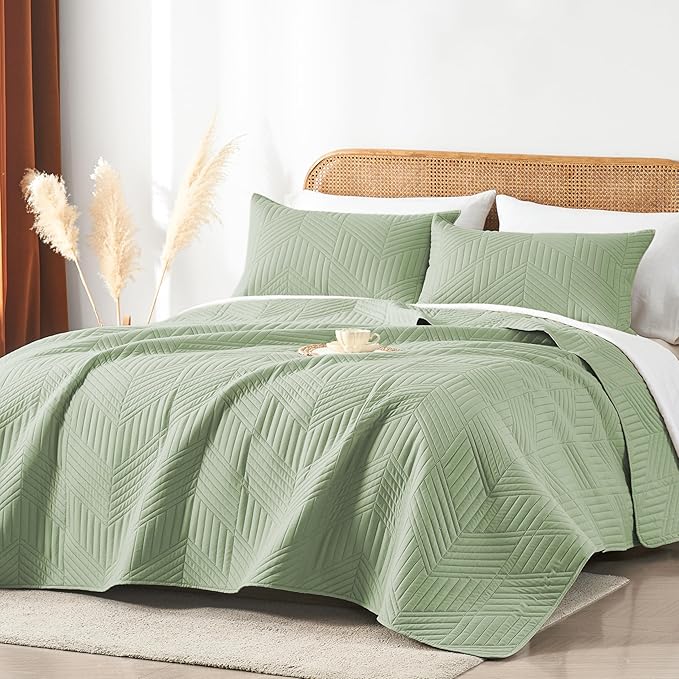 Microfiber Quilt Set - Twin