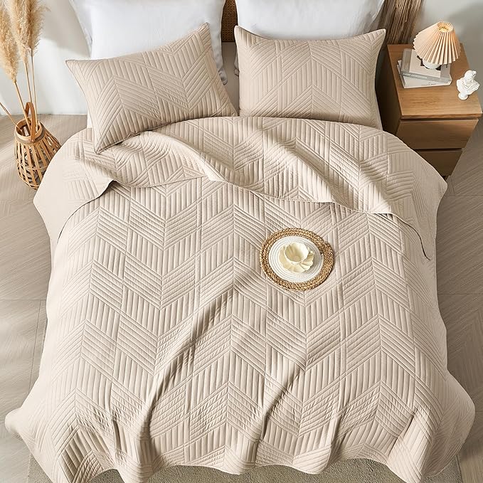 Microfiber Quilt Set - Twin