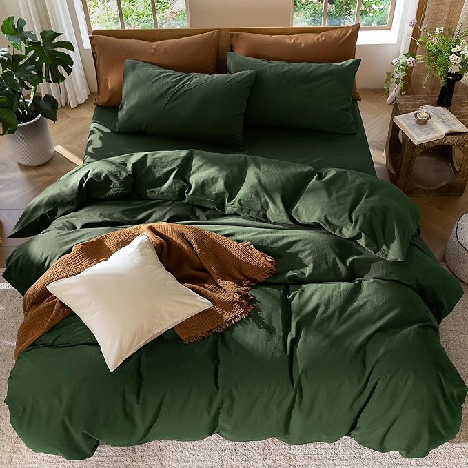 Linen Duvet Cover Set - Queen