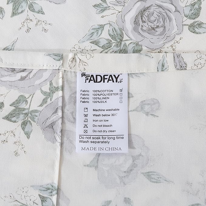 100% Cotton Bed Sheet Set - Full - 4 Piece