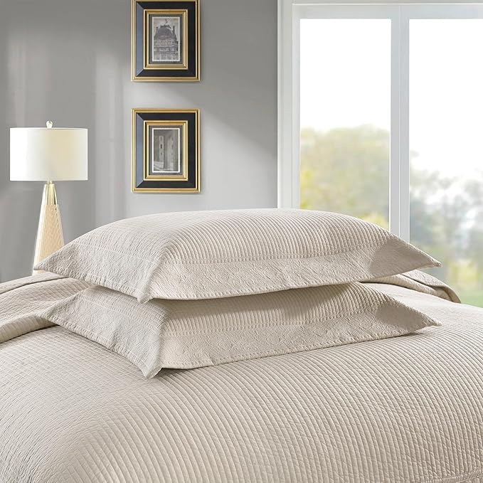 100% Cotton Quilt Set - Queen - 3 Piece