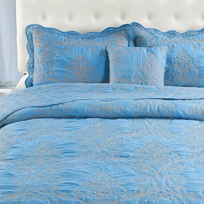 Microfiber Quilt Set - 4 Piece