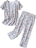 Women's Capri Pajama Set - 2 Piece