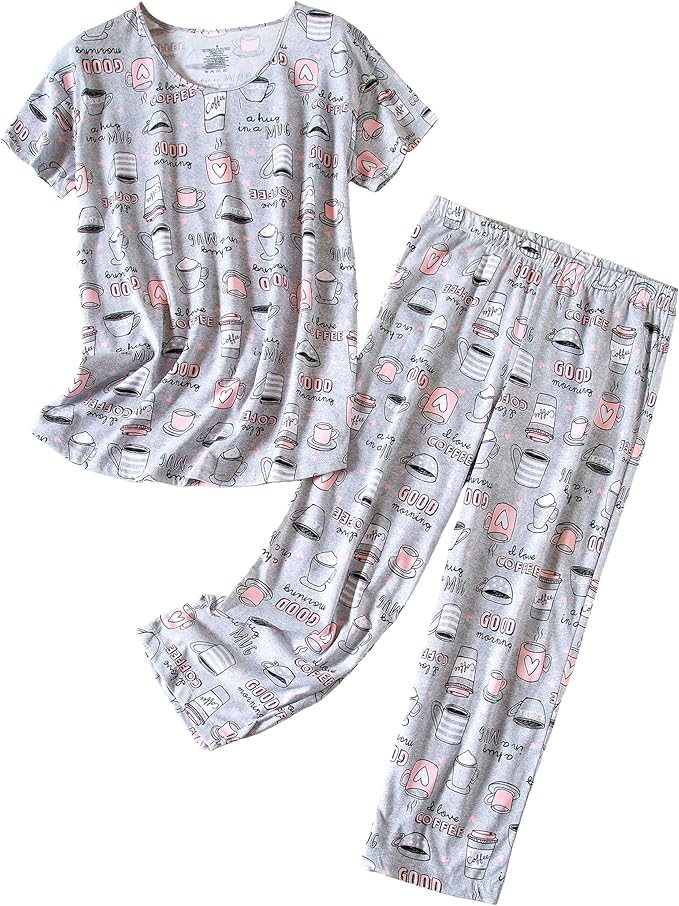 Women's Capri Pajama Set - 2 Piece