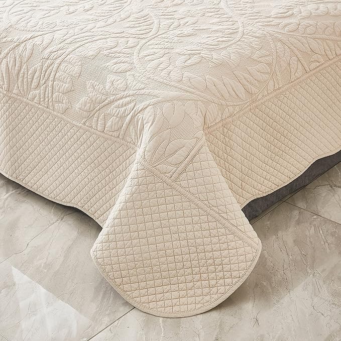 100% Cotton Quilt Set - Twin - 3 Piece