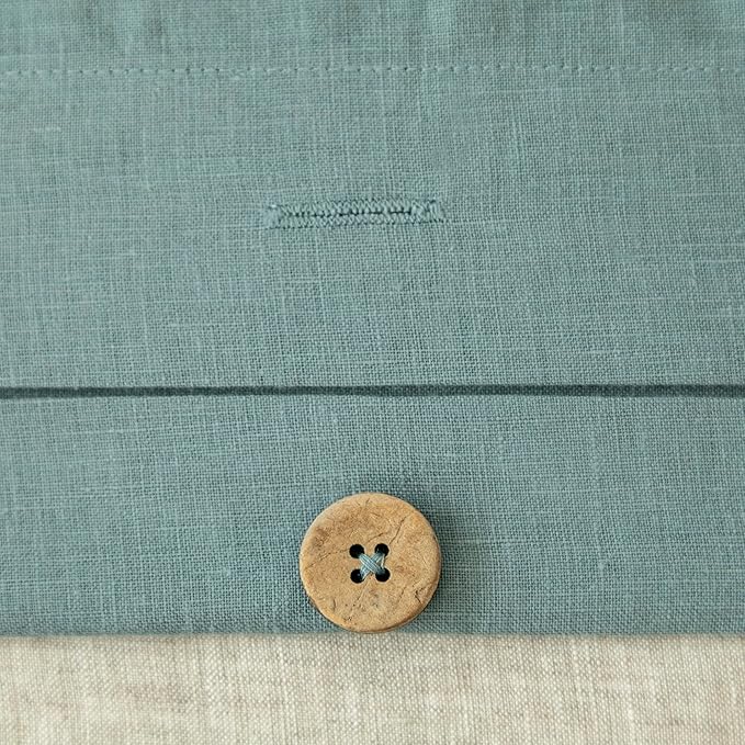 Linen Duvet Cover Set - King - 104 x 90 in - 3 Piece