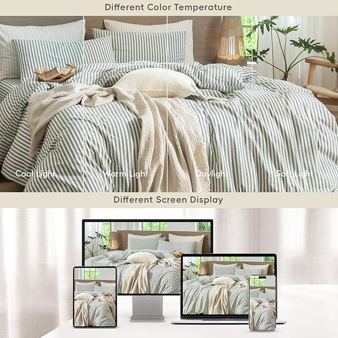 Linen Duvet Cover Set - King