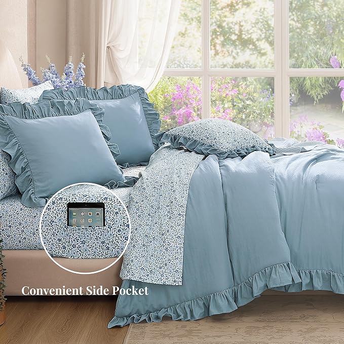Comforter Set - Queen - 7 Piece