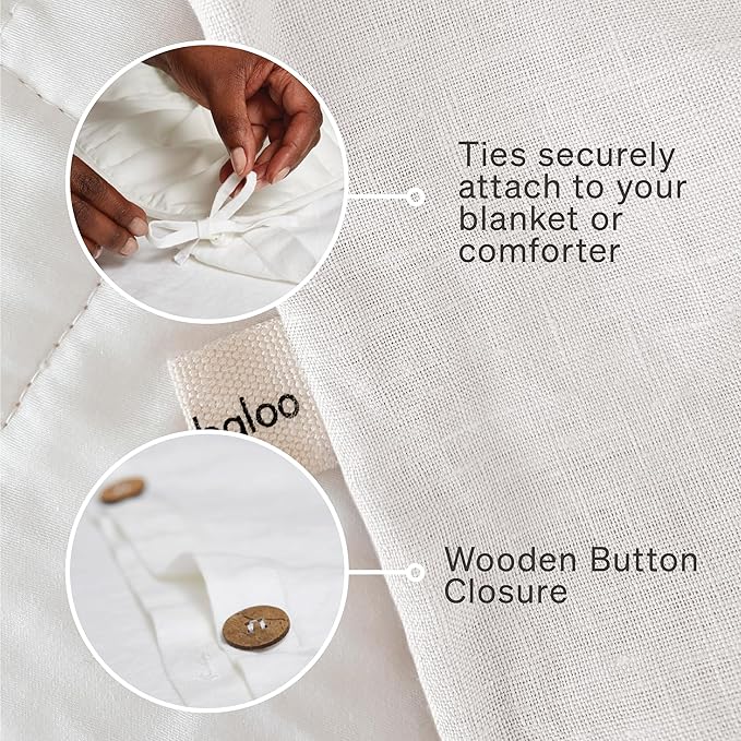 Linen Cooling Duvet Cover Set