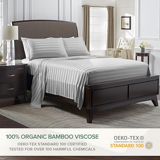 Bamboo Cooling Bed Sheet Set - Twin - 3 Piece