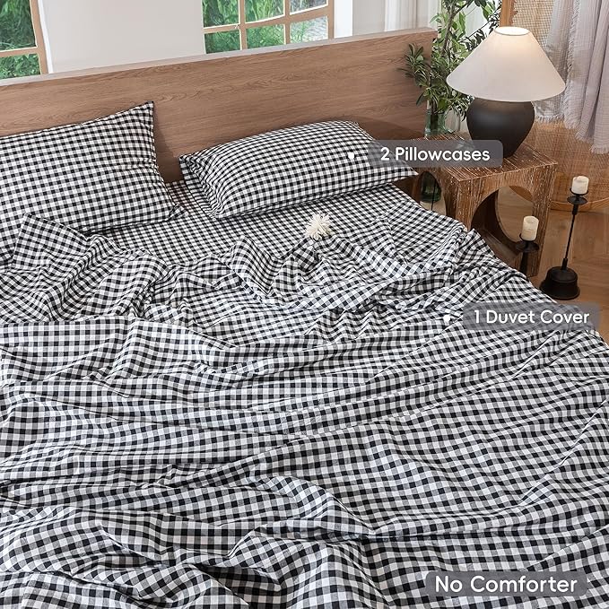 Linen Duvet Cover Set - Full