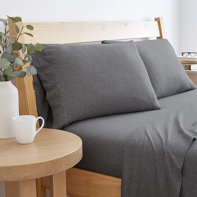 Linen Bed Sheet Set - King - 4 Piece