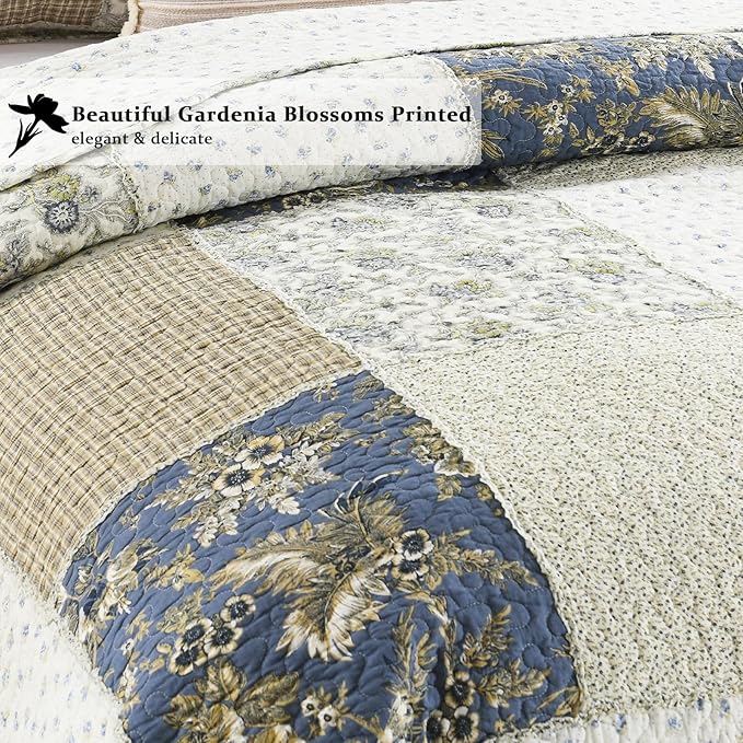 Quilt Set - Queen - 90 x 98 in - 3 Piece