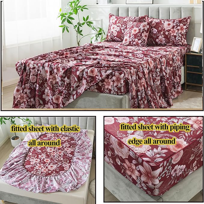 Bed Sheet Set - Twin - 4 Piece
