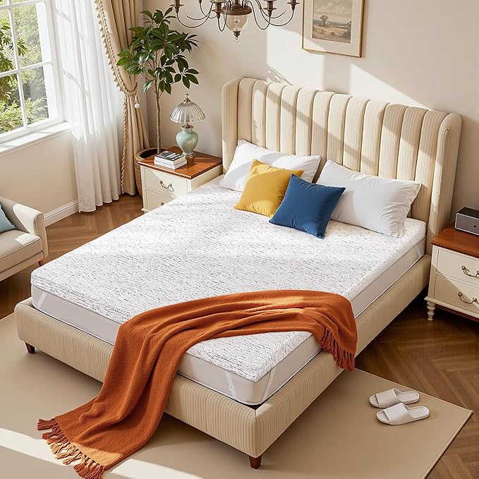 Memory Foam Cooling Mattress Topper - California King