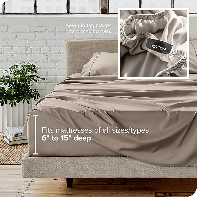 Microfiber Bed Sheet Set - Twin XL - 3 Piece