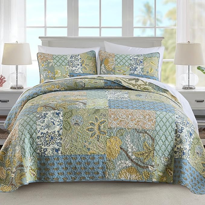 100% Cotton Quilt Set - Queen