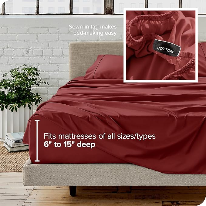 Microfiber Bed Sheet Set - Twin - 3 Piece